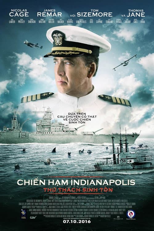 Poster phim Chiến Hạm Indianapolis: Thử Thách Sinh Tồn
