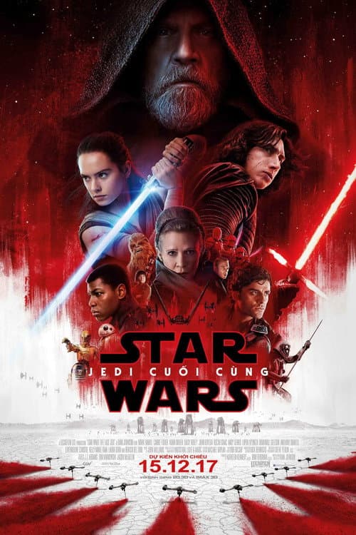 Poster phim Chiến Tranh Giữa Các Vì Sao: Phần VIII - Jedi Cuối Cùng
