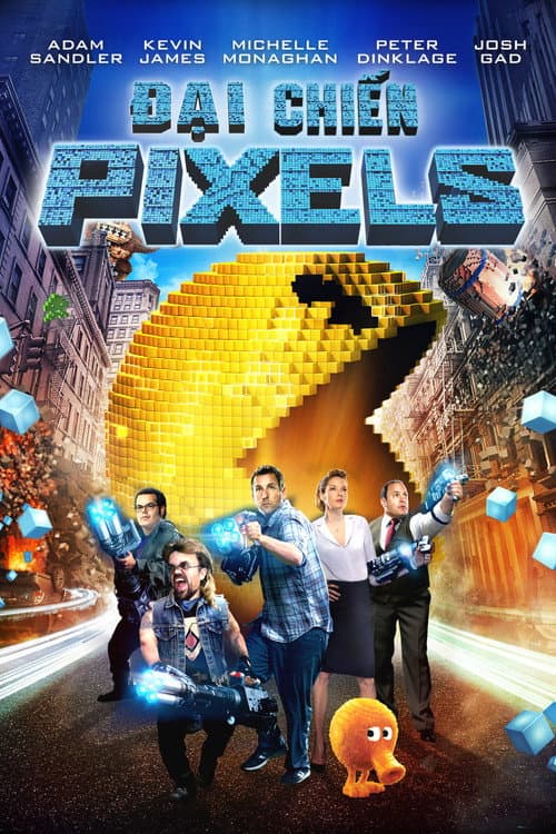 Poster phim Đại Chiến Pixels