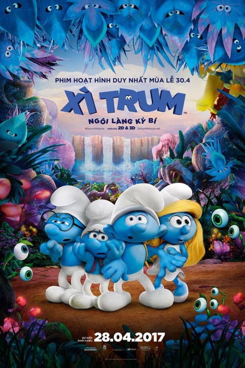 Poster phim Xì Trum: Ngôi Làng Kỳ Bí