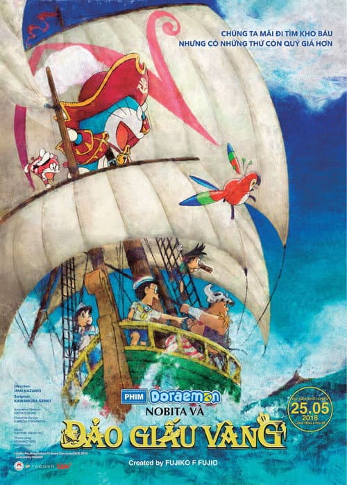 Poster phim Doraemon: Nobita và Đảo Giấu Vàng