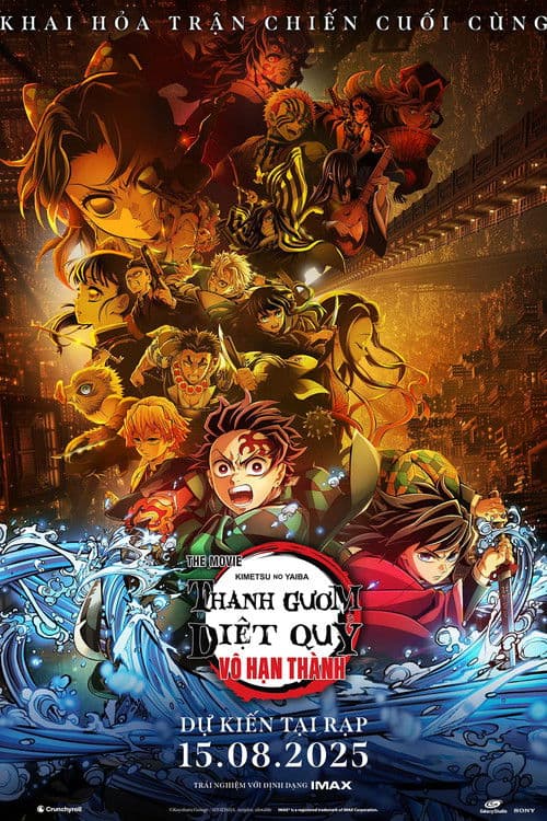 Poster phim Thanh Gươm Diệt Quỷ: Vô Hạn Thành