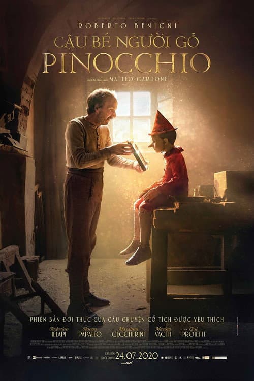 Poster phim Cậu Bé Người Gỗ Pinocchio