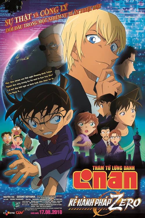 Poster phim Thám Tử Lừng Danh Conan: Kẻ Hành Pháp Zero