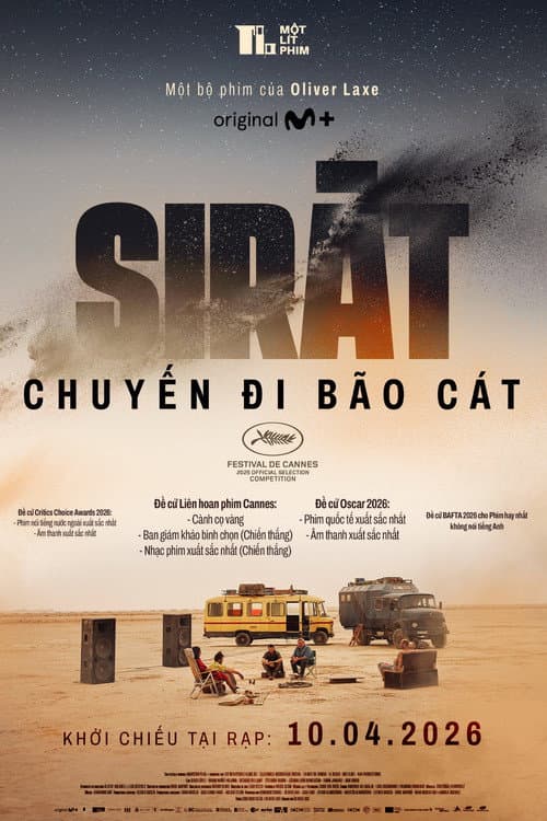 Poster phim Sirat: Chuyến Đi Bão Cát
