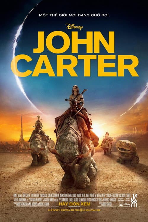 Poster phim John Carter: Người Hùng Sao Hỏa
