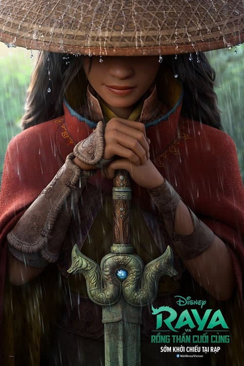 Poster phim Raya và Rồng Thần Cuối Cùng